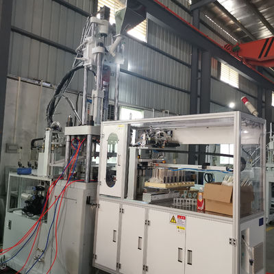 176 Cm3 Theoretisches Schussvolumen Zahnseide Vertikale Kunststoffspritzgießmaschine 55T 12kW