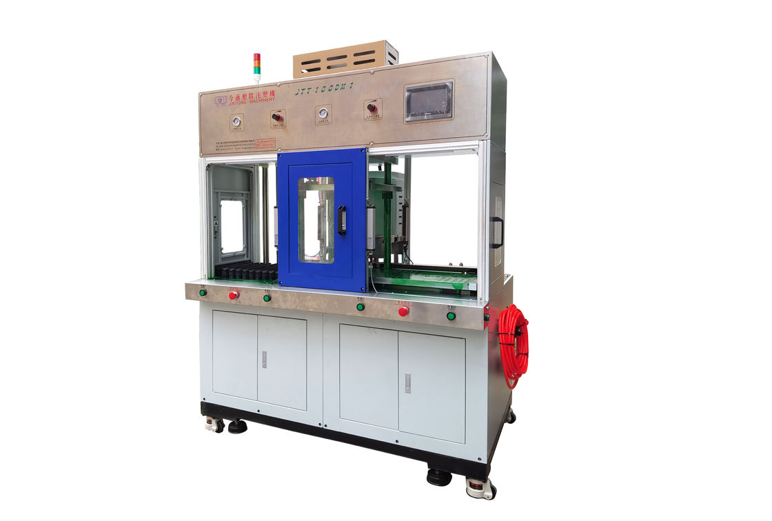 Hotmelt Niederdruckspritzgießmaschine 3.7KW mit Doppelschiebertisch JTT-100-DM